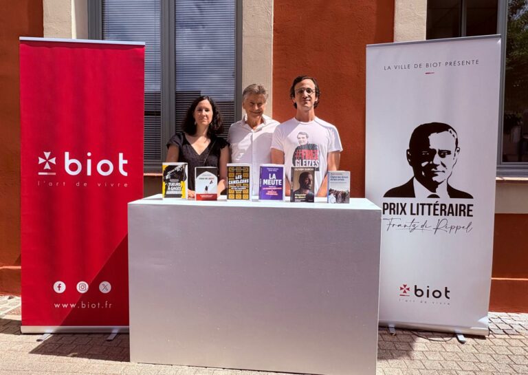 Prix littéraire Frantz-di-Rippel : défendre la liberté de la presse à Biot